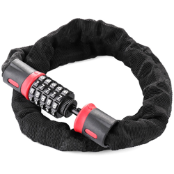 Lucchetto a catena per bicicletta Antifurto a 5 cifre Ripristinabile a combinazione Lucchetto a catena per cavo per bicicletta con acciaio legato per en oferta