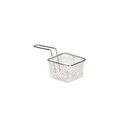 Lgvshopping - Cestello Quadrato Per Friggere Le Patatine Fritte Frittura in Metallo 11x7x9cm