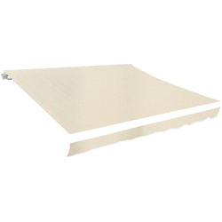 Tendone Parasole in Tela Crema 350x250 cm - crema - Vidaxl en oferta