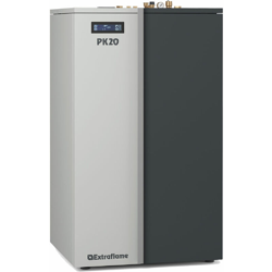 CALDAIA A PELLET 'PK 20' grigio chiaro/antracite características