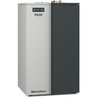 CALDAIA A PELLET 'PK 20' grigio chiaro/antracite