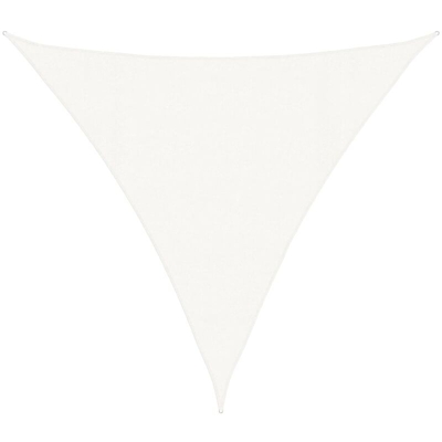 Vela Parasole 160 g/m² Bianca 4,5x4,5x4,5 m in HDPE - Bianco - Vidaxl