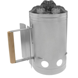 Ciminiera di accensione con impugnatura per accendifuoco di barbecue a carbone griglia grill BBQ - Primematik características