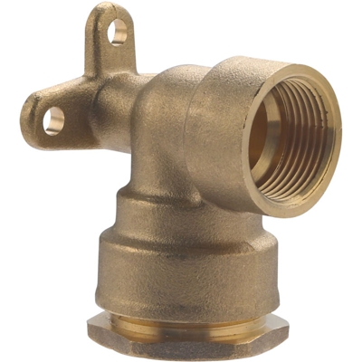 Raccordo PE a gomito con staffa ø25 - femmina 20x27 - Noyon&thiebault