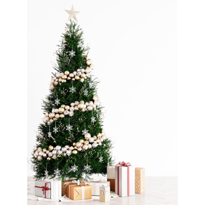 Albero di Natale 'Sofia', Altezza 210 cm, 442 rami, Lineare, 90x90x210 cm