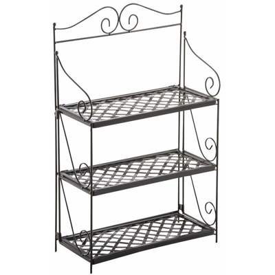 CLP - Scaffale in Metallo LEVENT Nero