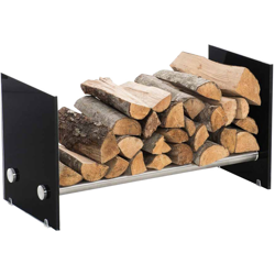 CLP - Kaminholzständer Gavin, schwarz 35x75x40 cm características