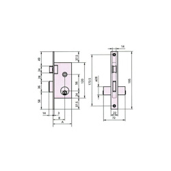 Cvl - Serratura Montata 1962 60 2 características