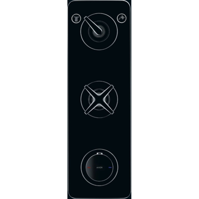 Hansgrohe corpo base per modulo termostatico da incasso 38 x 12 per 2 utenze - 36701180