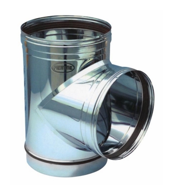 Dck Group - Raccordo 'T' 90oPer Canna Fumaria Acciaio Inox 200Mm 'Speedy 09'
