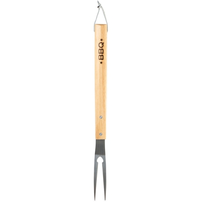 Dmail - Forchettone da barbecue con manico in legno