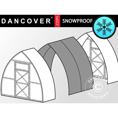 Espansione per Serra in Policarbonato, Arrow, 6m², 3x2m, Argento