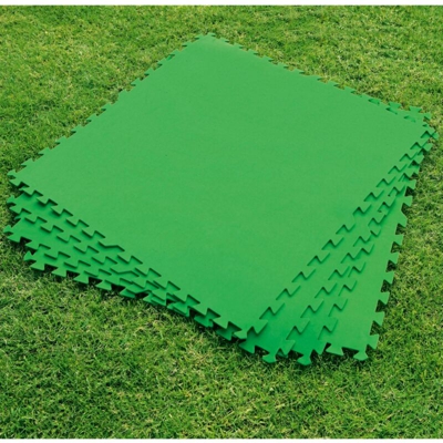 Bestway Protezioni Pavimento Flowclear 9 pz Verdi 5,47 m² - Verde