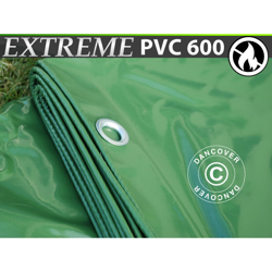 Telo Telone occhiellato 8x14m, PVC 600g/m², Verde, Ignifugo en oferta