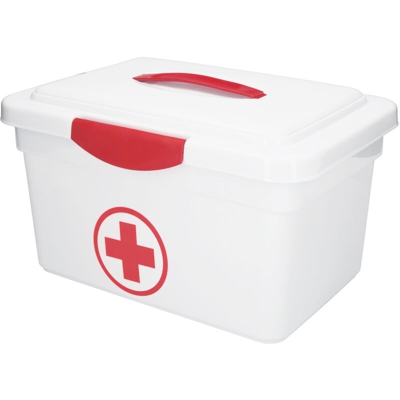 Mobiletto porta medicinali in plastica con manico 35,5x23,5x21 cm. AFT 05071170 - Oryx