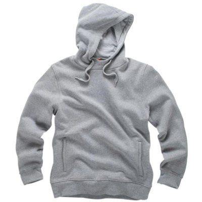 Felpa da lavoro con cappuccio grigio argilla XL - Scruffs