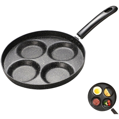 Padella per uova da 4 tazze Padella per cuocere le uova antiaderente Padella per frittata da 4 tazze Padella per hamburger rotonda Padella per