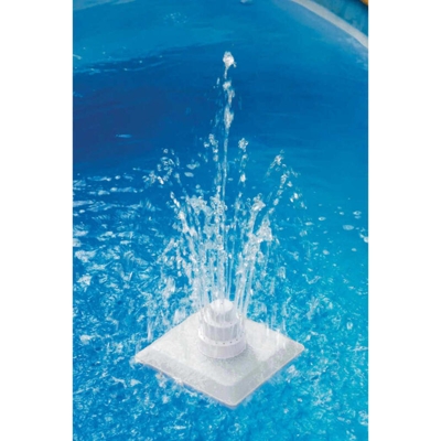 vidaXL Fontana da Piscina 13 pz Bianco - Bianco