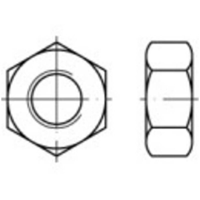 TO-5449941 Dadi esagonali M4 DIN 934 Ottone 100 pz. - Toolcraft