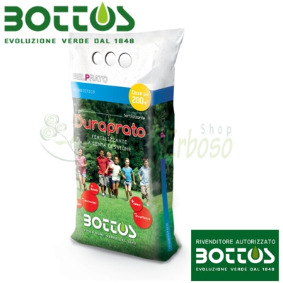 Bottos - Duraprato 10-6-15 C+B+Zn - Fertilizzante per prato da 5 kg