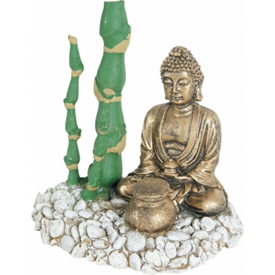 Zolux - Diffusore Bamboo Buddha . 13 x 9 x 12 cm. decorazione per acquario