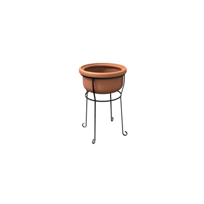 Vaso per esterno con treppiedi > Bronzo