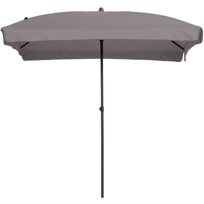 Ombrellone Patmos Rectangle 210x140 cm Grigio Talpa PAC1P015 - Marrone - Madison