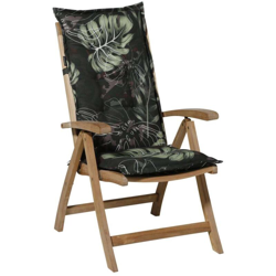 Madison Cuscino per Sedia a Schienale Alto Elvira 123x50 cm Nero - Nero características