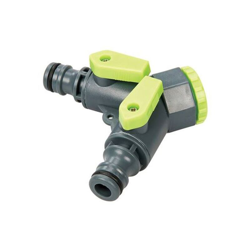 Raccordo a due vie con valvole 3/4'' BSP e 1/2' maschio - Silverline características