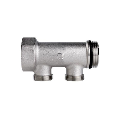 Pintossi+C Collettore semplice componibile 432-2 attacco 1' interasse 38 mm 2 derivazioni 24x19 codice 0043211002 confezione da 10 pezzi
