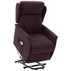 Poltrona Alzapersona Reclinabile Viola In Tessuto precio