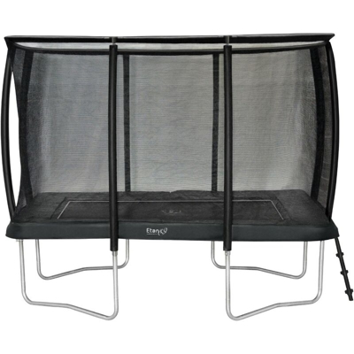 Etan - SOLO TRAMPOLINO Tappeto elastico rettangolare Deluxe 310x232cm - grigio. Rete extra forte e bordo con doppia imbottitura