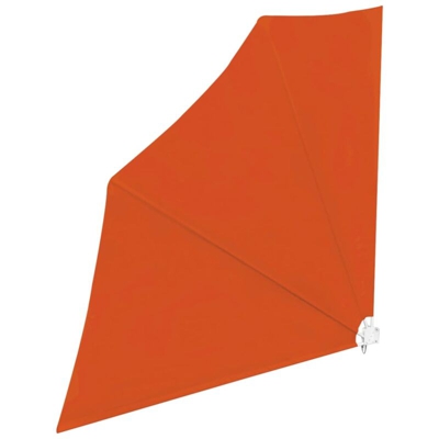Tenda Laterale per Balcone Pieghevole Terracotta 140x140 cm - Marrone - Vidaxl