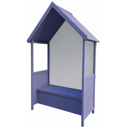Pergola Gardiun Alice Purple 75x137x223 cm in Legno con Panca en oferta