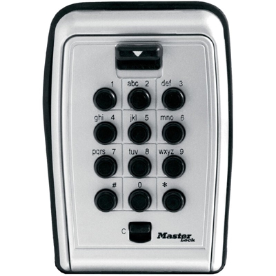 MASTER LOCK Cassaforte per chiavi - Medium - Montaggio a parete - Pulsante - 5423EURD - Casseta di Sicurezza per Chiavi