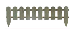 RECINZIONE in LEGNO Impregnato INGLESE 110x2,4x28/45H cm - Papillon en oferta