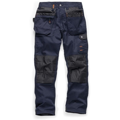 Scruffs Pantaloni da lavoro Plus blu 34L