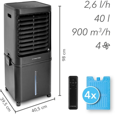 Trotec Raffrescatore, ventilatore, umidificatore PAE 60