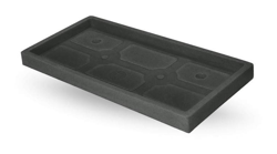 Sottofioriera Rettangolare | 100 cm - Cioccolato precio