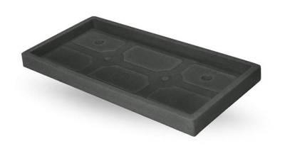 Sottofioriera Rettangolare | 100 cm - Cioccolato