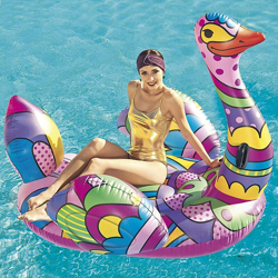 Struzzo POP Gonfiabile Gigante Intex Isola Materassino Mare Piscina 190x166cm precio