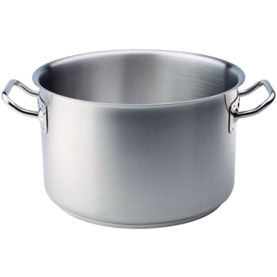 Agnelli Casseruola Alta con 2 Manici Acciaio Inossidabile 3,3Lt