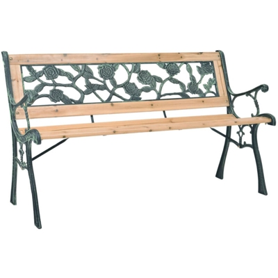 Panchina da Giardino 122 cm in Legno
