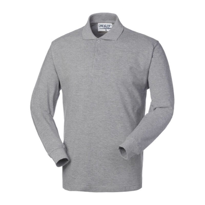 Polo a Maniche Lunghe modello Lancelot Colore Grigio 100% Cotone POLO MANICHE LUNGHE GRIGIA TG.XL | PZ