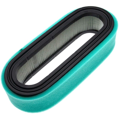 vhbw set di filtri (1x filtro di carta, 1x filtro in spugna) sostituisce Briggs & Stratton 272490S per trattorino tagliaerba, tosaerba falciatrice