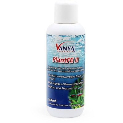 Vanya Plant FE II Fertilizzante al ferro Concime per acquario 250 ml