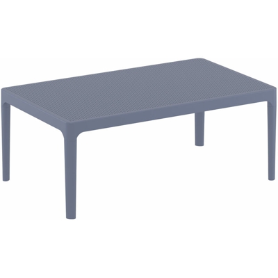 Tavolino lounge SKY in polipropilene Grigio scuro
