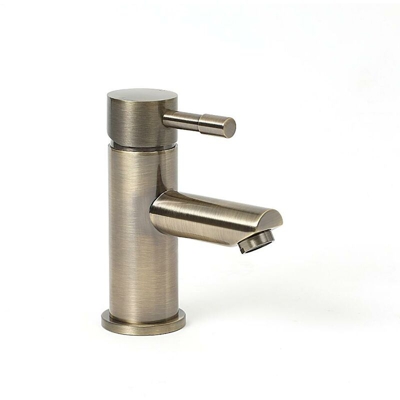 Hudson Reed Clarus Rubinetto Miscelatore Monoforo per Lavabi Bagno - Design Moderno - Ottone Solido Oro Spazzolato - 148 x 54mm