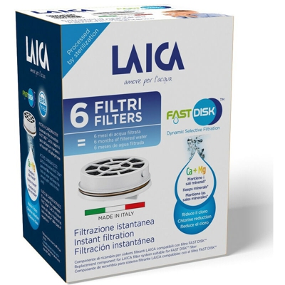 Laica Fast Disk Ricambio filtro per acqua 6 pezzo(i)