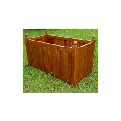 KERUING - Fioriera "BRISTOL" in legno 80x40x50h cm - 30637